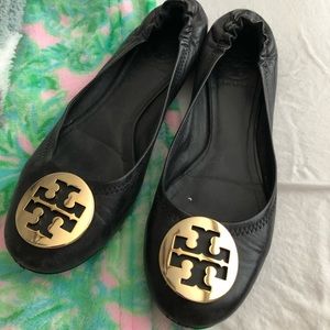 Tory Burch ballet flats black